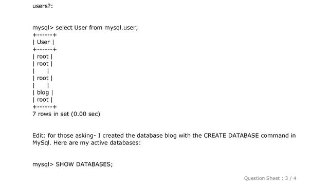 MySQL : ERROR 1049 (42000): Unknown database смотреть онлайн