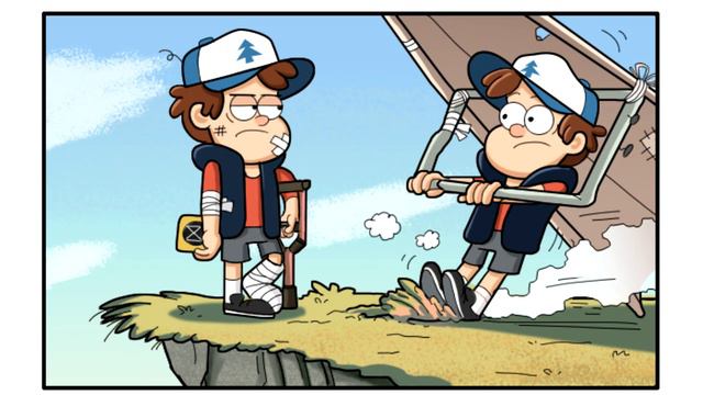 ВОВРЕМЯ.комикс.Гравити Фолз.Gravity Falls comics (dub comics) смотреть онлайн