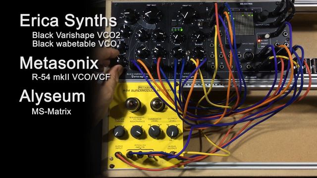 Eurorack 3 Oscillators & Matrix Patcher Drone. Experimental Sounds. 4/4 смотреть онлайн
