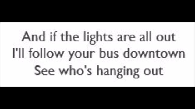 One Way Or Another - Blondie (Lyrics) смотреть онлайн