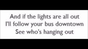 One Way Or Another - Blondie (Lyrics)