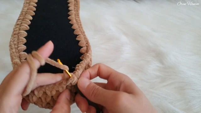 Kadife İple Erkek Ev Panduf Ayakkabı Yapımı ✅️ Ev Botu ✅️ Puf Ayakkabı смотреть онлайн