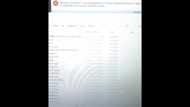 Windows cannot find Users\Hp\AppData\Local\Temp\Subfolder\filename.exe смотреть онлайн
