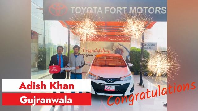 Congratulating Adish Khan on purchase of Toyota Yaris 1.3 Gli MT смотреть онлайн