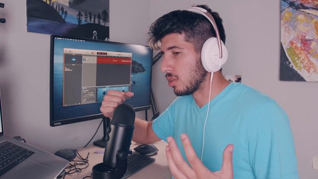 Blue Yeti Microphone Stereo Mode Demonstration смотреть онлайн