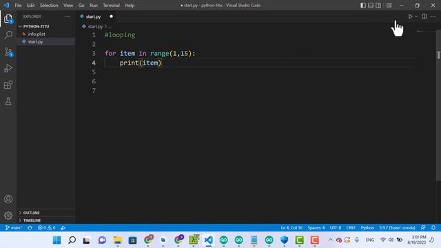 lesson 3 looping python tutorials for beginners смотреть онлайн