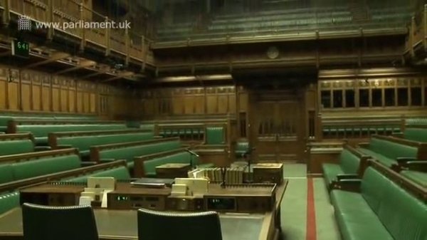 UK Parliament tour - House of Commons Chamber