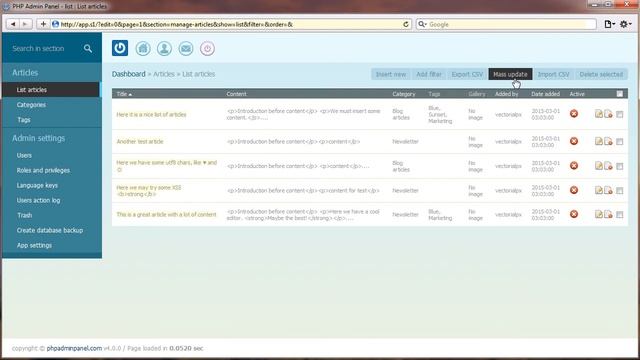 PHP Admin Panel - small intro смотреть онлайн