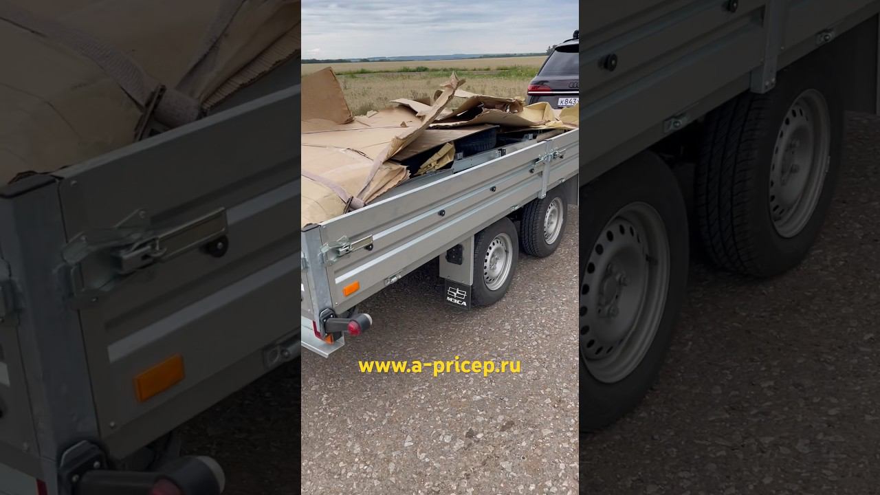 Купить двухосный прицеп Уфа, Казань, Н Челны, Ижевск, Чебоксары. МЗСА 817739 в магазине АРИВА смотреть онлайн