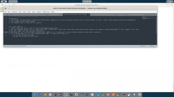 HOW TO RUN REDIS INSIDE DOCKER CONTAINER
