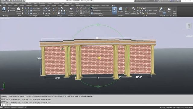 WEDDING RECEPTION STAGE 3D DESIGN IN AUTODESK AUTOCAD смотреть онлайн
