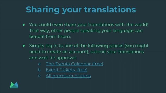 Translating The Events Calendar смотреть онлайн
