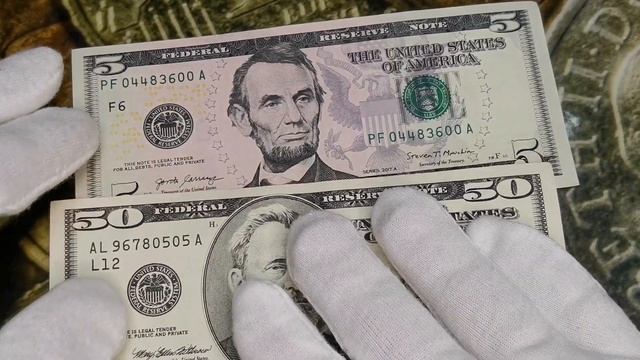 пополнение коллекции 3 в 1 #банкноты #доллары #бонистика смотреть онлайн