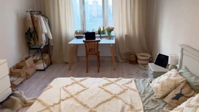 Покрасила тумбочки лдсп ?? купили мебель - Алиса влог смотреть онлайн