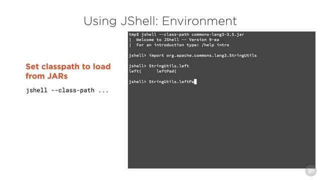 11 JShell and the Environment смотреть онлайн