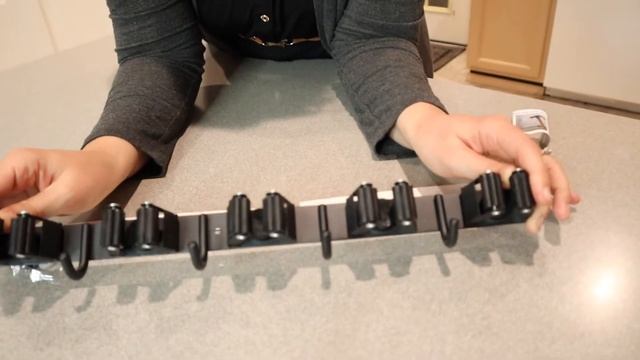 UNBOXING: Broom and Mop Holder Wall Mount with 5 Slots & 4 Hooks | 2022 REVIEW смотреть онлайн