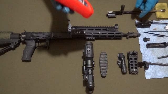 Чистка оружия / Быстрое снятие нагара / АК12 / АК 15 / TR3