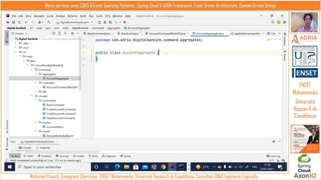 Part 1 - CQRS & Event Sourcing User Case - Spring Boot & AXON-Command Model смотреть онлайн