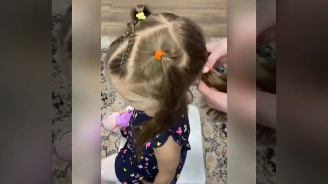 Супер косички прическа для девочки для садика смотреть онлайн