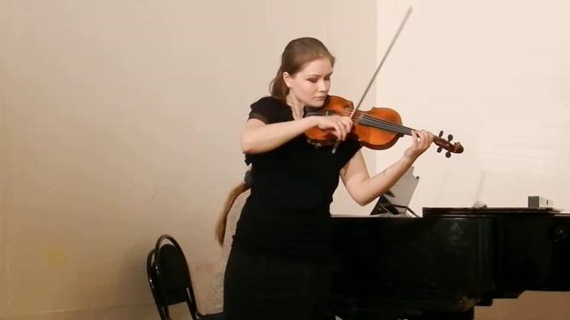 Brahms. Violin Concerto d-moll. Sofia Nevskaia(violin) Natalia Gous(piano) смотреть онлайн