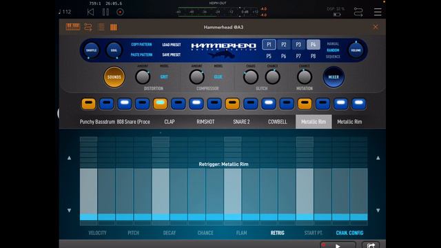 1997 Called... HammerHead Rhythm Station iOS app by Bram Bos | Tutorial demo смотреть онлайн