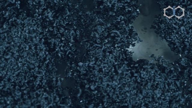 Терморасширенный графит с блоками графена. смотреть онлайн