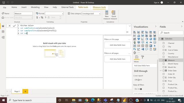 MAXX and MINX through DAX Variables in Power BI смотреть онлайн