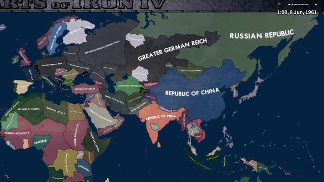 German Border Gore | Hoi4 TWR Timelapse смотреть онлайн