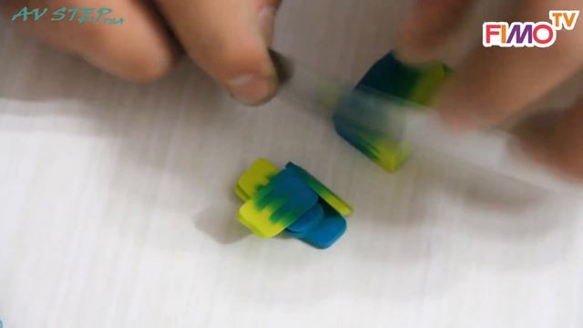 Мастер-класс: Серьги в экструдерной технике из полимерной глины FIMO/polymer clay tutorial смотреть онлайн