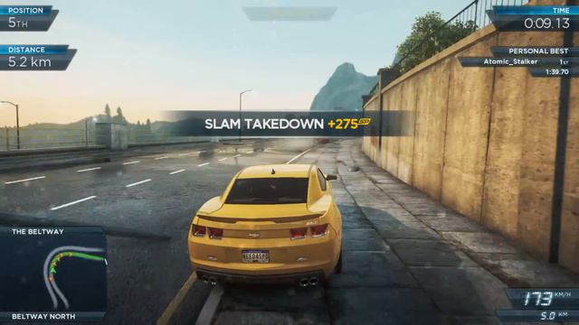 Meu CAMARO Amarelo :P NFS Most Wanted 2012 смотреть онлайн