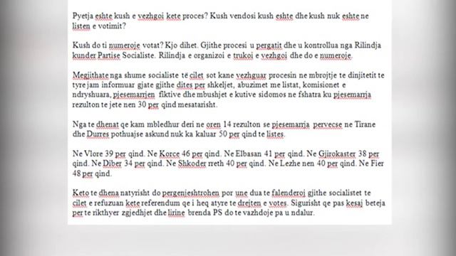 BEN BLUSHI NUK VOTON NE REFERENDUM, “PROCESI U MANIPULUA,STATUTI U SHKEL” LAJM mpg смотреть онлайн