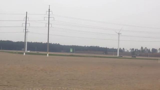Wind turbines near Mogilev, Belarus (Ветряки под Могилёвом) смотреть онлайн