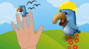 Finger Family Song with Blue Birds – Kids Nursery Rhymes from Fun Finger Family