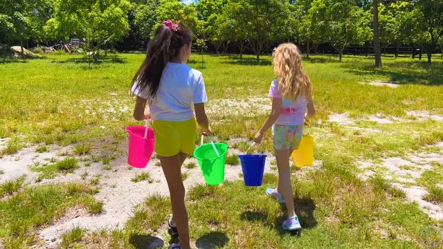 Nastya and Evelyn show how to save natural resources смотреть онлайн