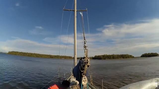 На яхте по выборгскому заливу на остров и обратно смотреть онлайн