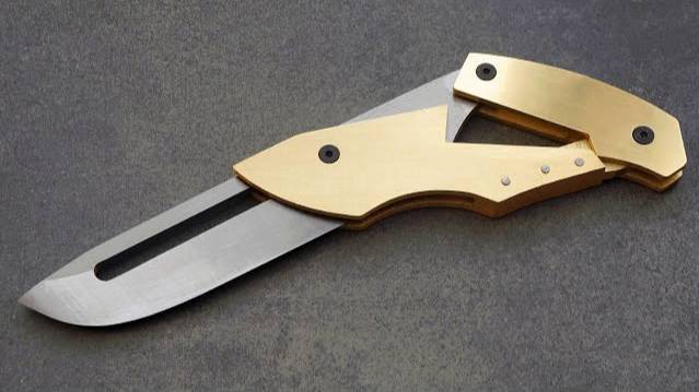Knife Making - Weird Folding Knife
