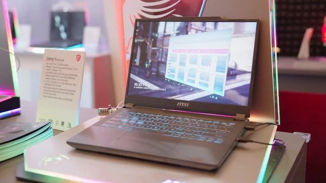 Booth tour at CES 2024 - MSI Laptops | MSI смотреть онлайн