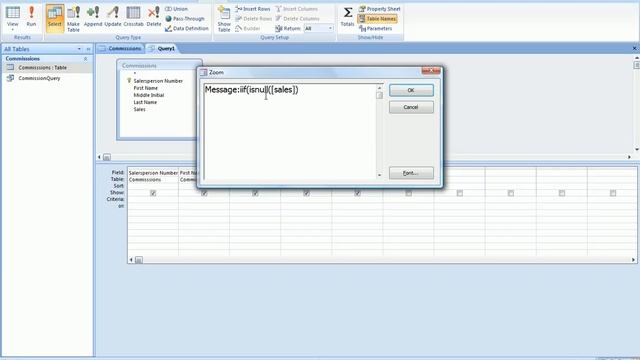 Access - IsNull Function смотреть онлайн