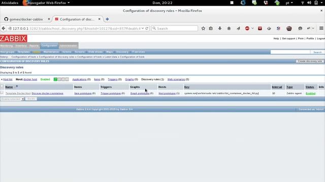 Docker Zabbix monitor смотреть онлайн