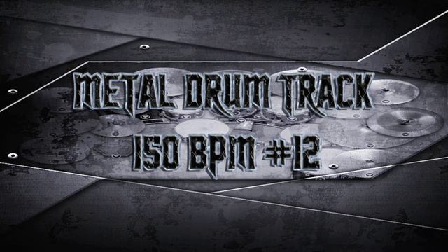 Elaborated Heavy/Thrash Metal Drum Track 150 BPM (HQ,HD) | Preset 2.0