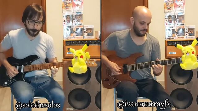 Pokemon - Gotta catch 'em all! (guitar karaoke) Ibanez AZ & Ibanez S series смотреть онлайн