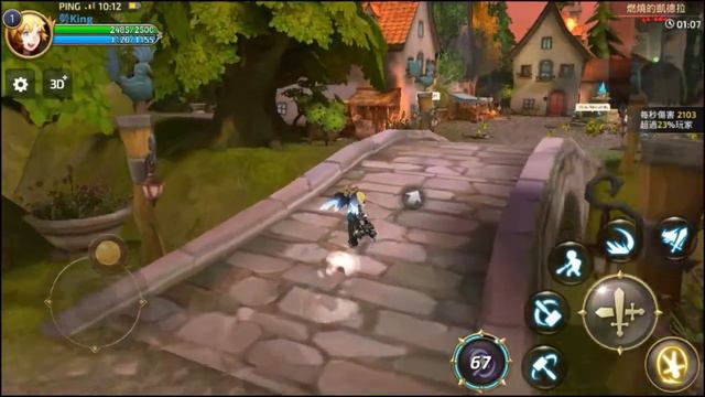 Dragon Nest M - Warrior (Training Mode-Skill Test) ANDROID/IOS GAMES 2018 смотреть онлайн