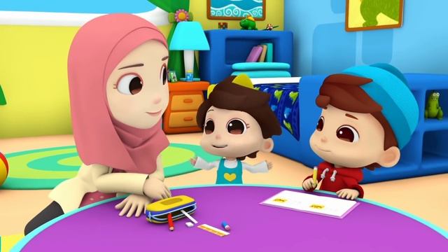 Alif Ba Ta 1 Hour | Islamic Series & Songs For Kids | Omar & Hana English смотреть онлайн