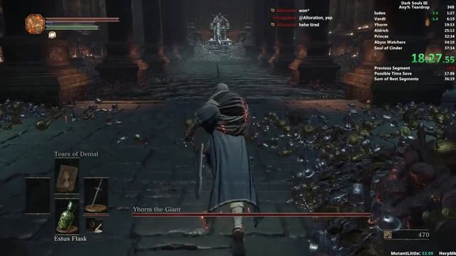 Dark Souls III Any% Speedrun in 36:43 (Former Record) смотреть онлайн