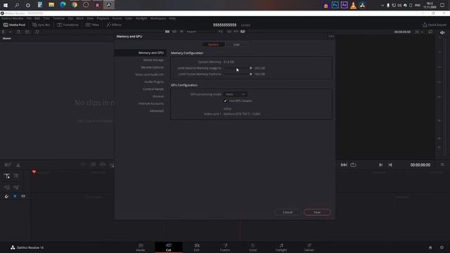 1 Настройка Davinci Resolve сразу после установки смотреть онлайн