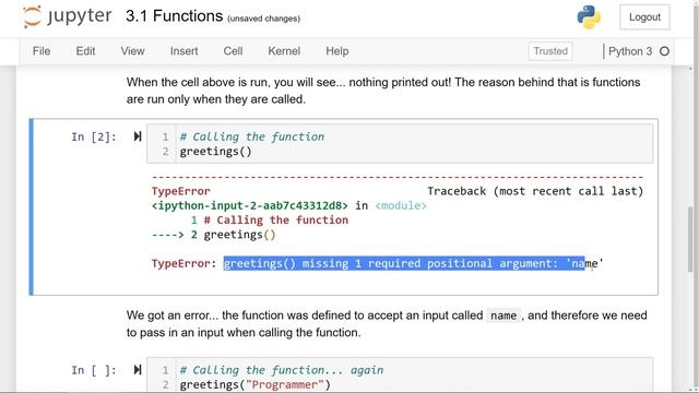 Python Functions - Python Fundamentals 3.1 смотреть онлайн