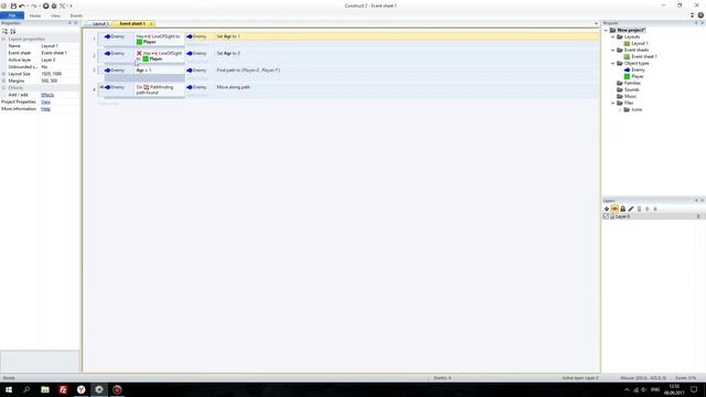 Construct 2 | Вопрос? Враг преследует персонажа. смотреть онлайн