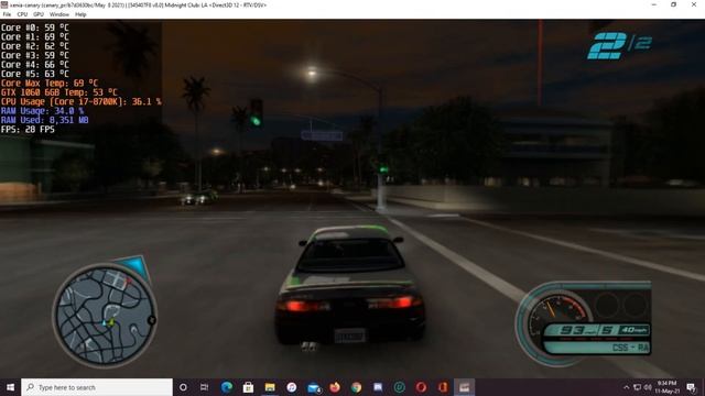 Midnight Club: Los Angeles - Complete Edition | Xenia Canary | Test Gameplay on PC | 30fps Locked смотреть онлайн