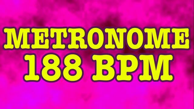 188 BPM Metronome - 10 Minute Metronome - 188BPM Click Track - 10 Minute Timer - Metrónomo 188 BPM смотреть онлайн
