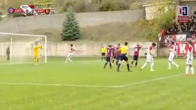 ПМФЛ - 13. коло (СИЛЕКС - ВАРДАР 0-0) Промашен пенал на Тимов! смотреть онлайн